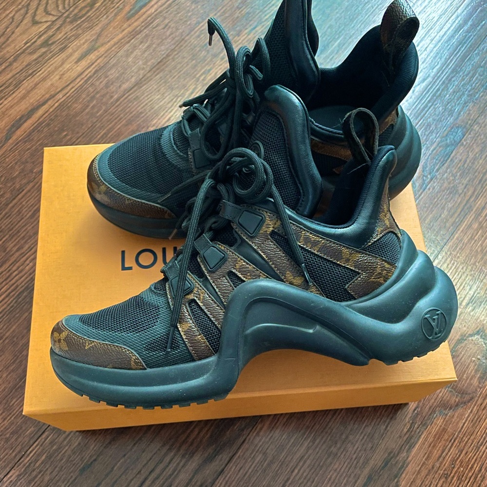 Louis Vuitton printed chunky sneakers